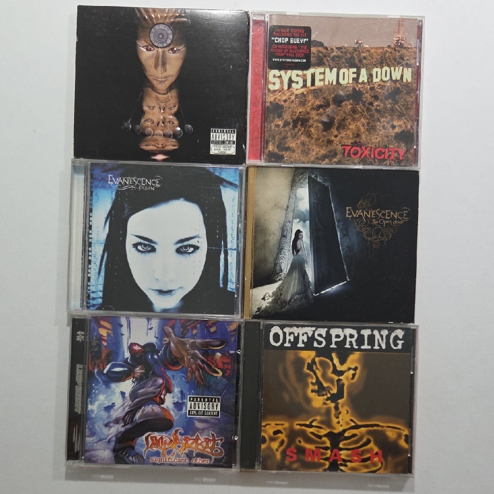 90s/2000s Rock and Metal CD Collection Bundle